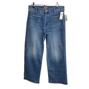 MOTHER The Maven Wide-Leg Patch Pocket Ankle Jeans, Avant Gardener, 29